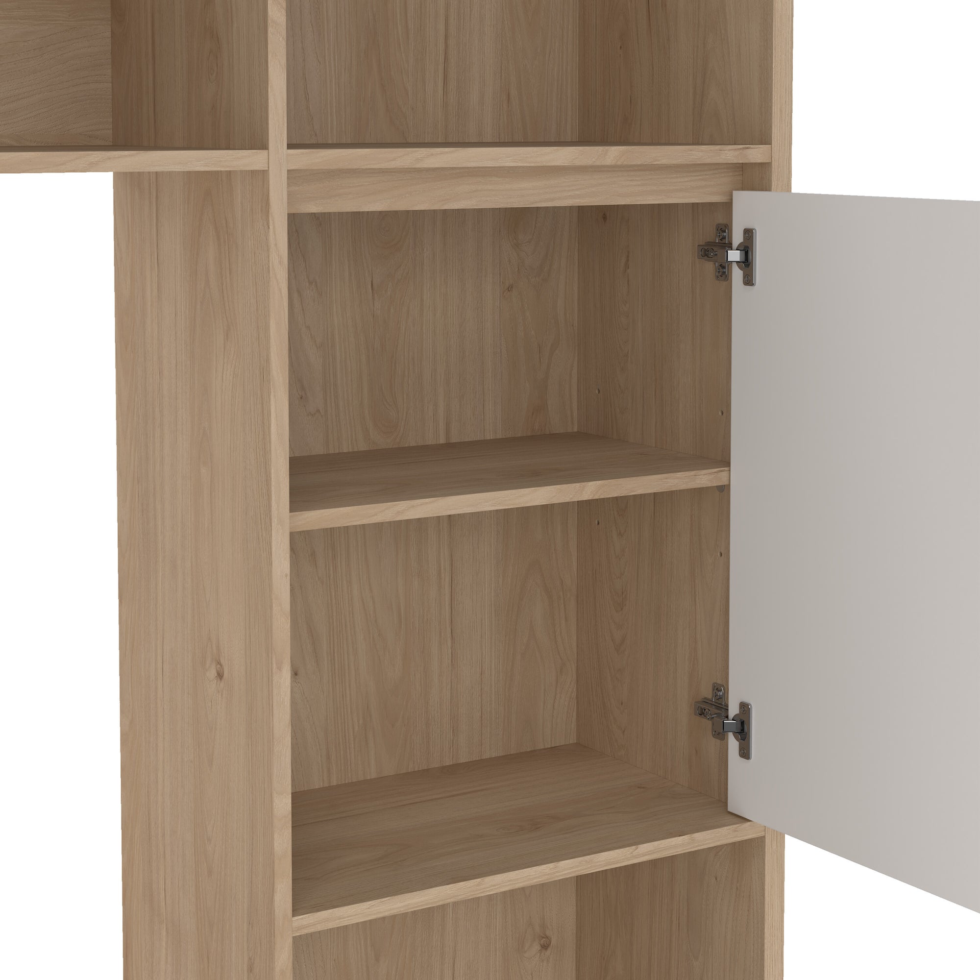 ERA | יחידת קיר לטלוויזיה עם 2 מגירות, 2 דלתות ומדפים פתוחים - KUALA