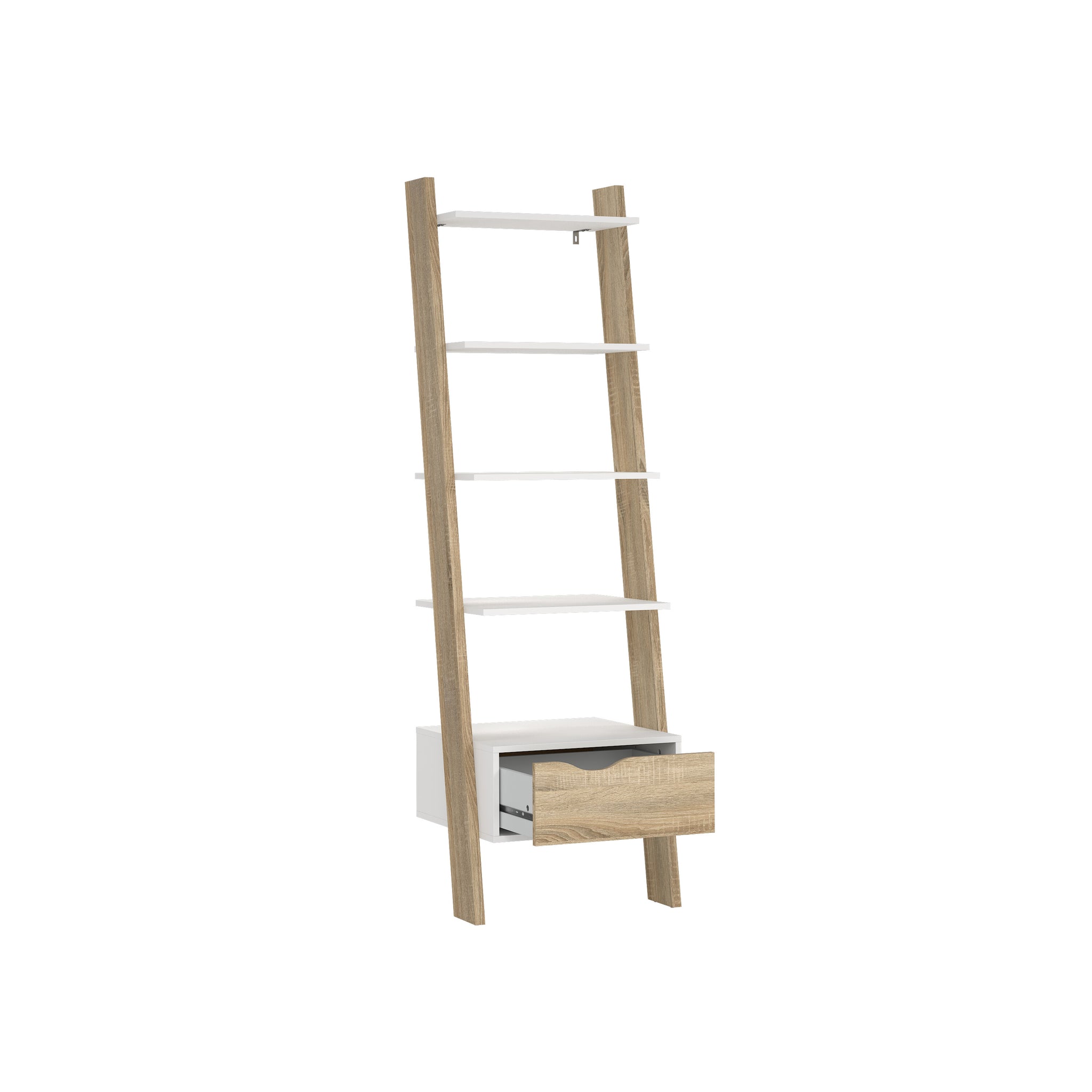 JOROYA | יחידת מדפים ממלמין, עם מגירה ומדפים פתוחים