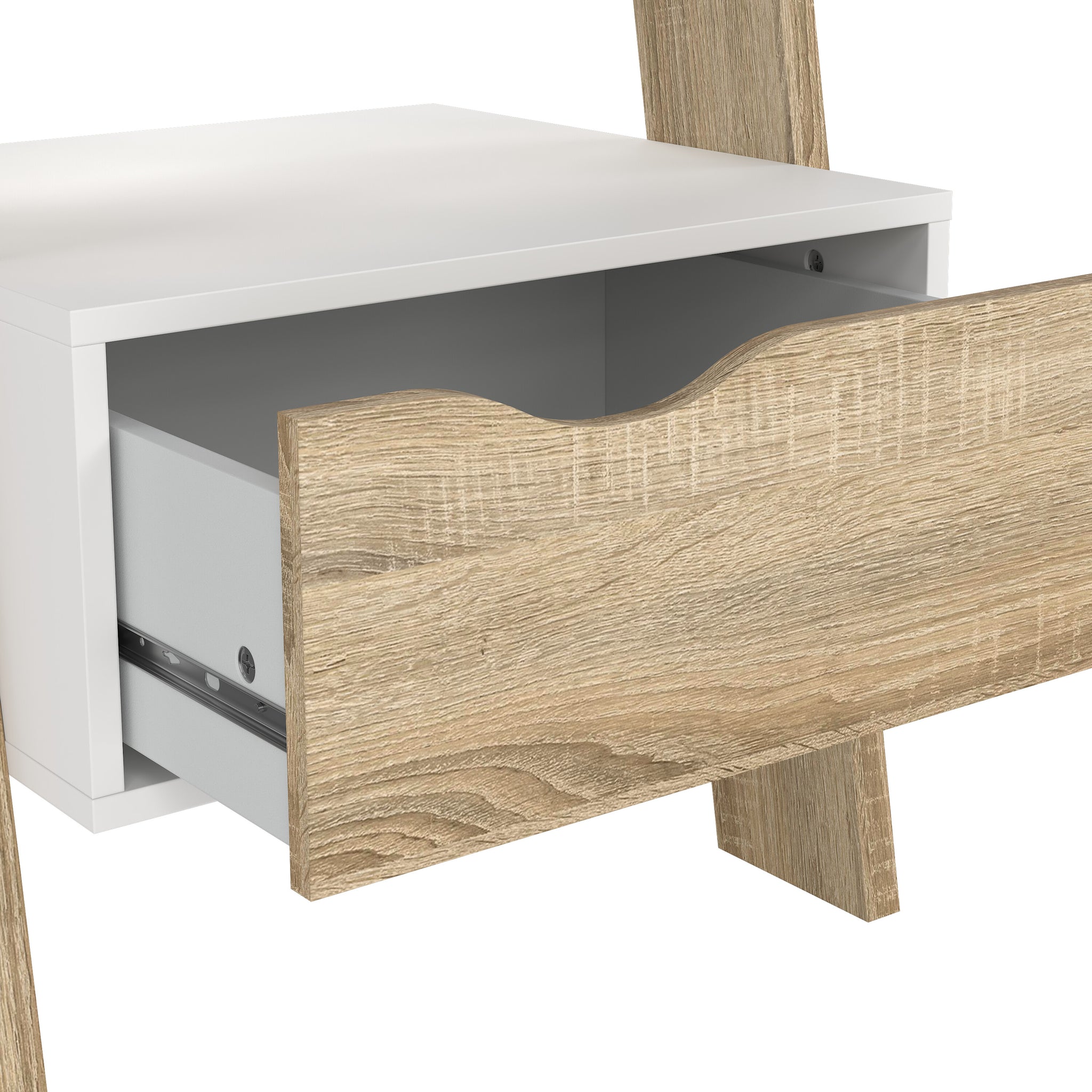 JOROYA | יחידת מדפים ממלמין, עם מגירה ומדפים פתוחים