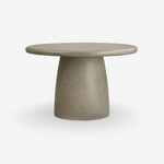 ARIN | שולחן אוכל עגול מפייברקלי לגינה - KUALA