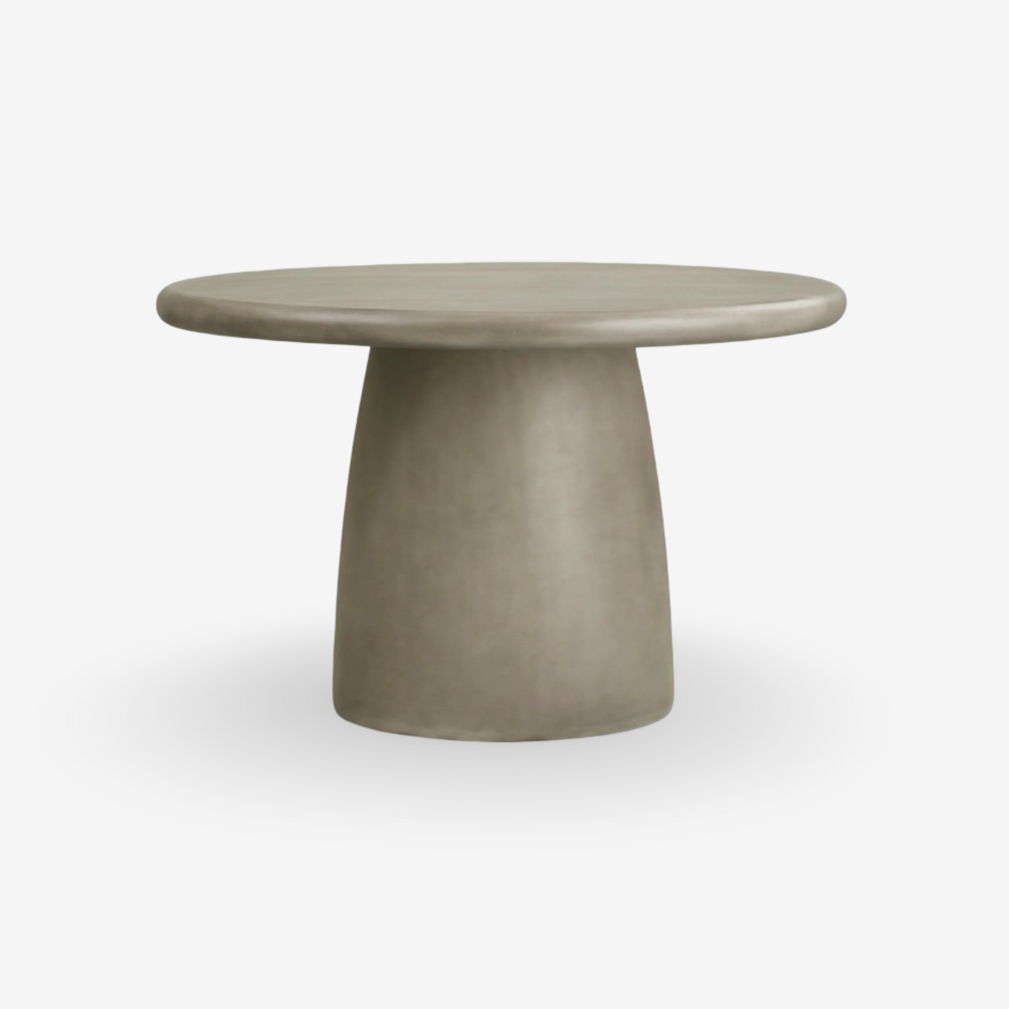 ARIN | שולחן אוכל עגול מפייברקלי לגינה - KUALA