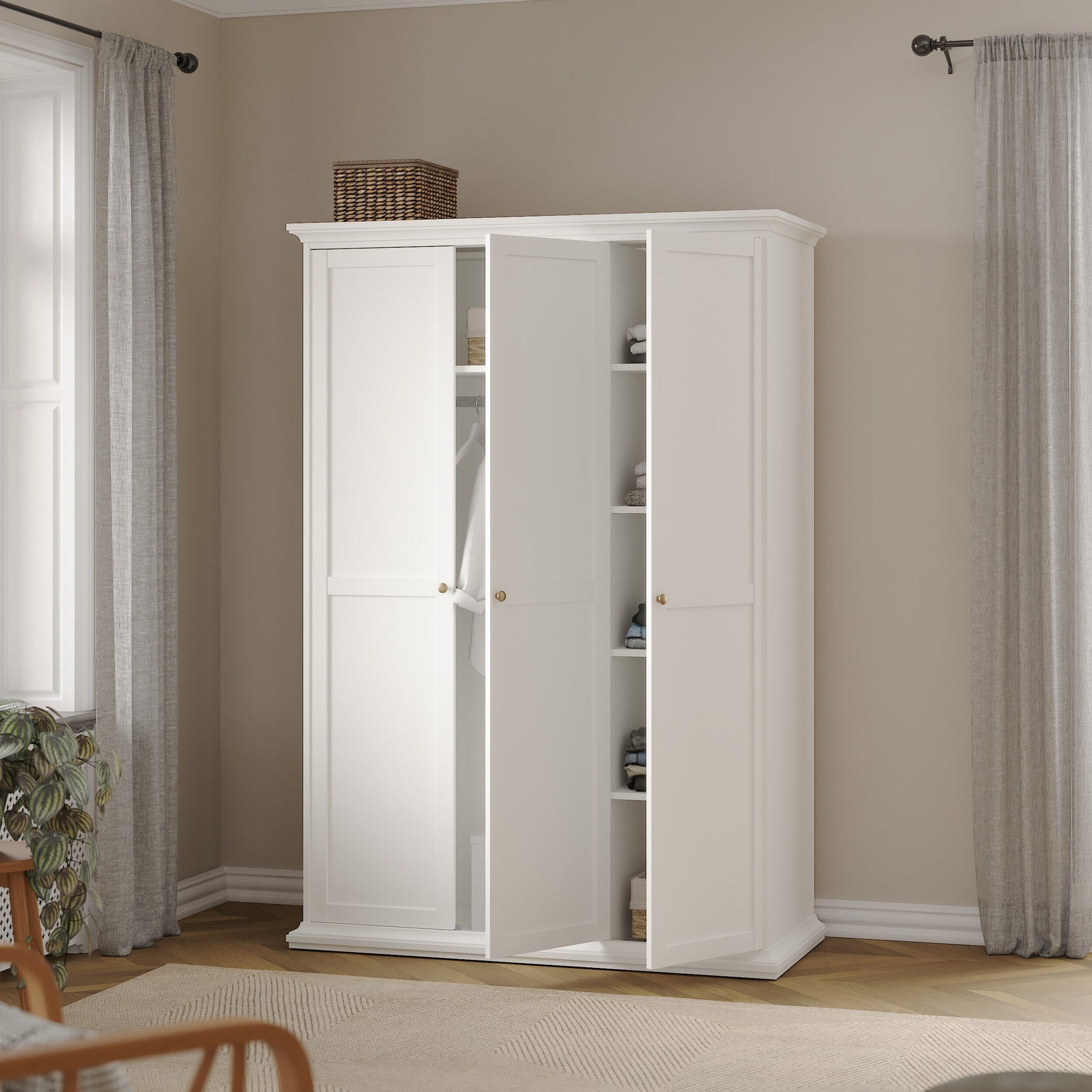 TULONI | ארון 3 דלתות פתיחה בחיפוי מלמין