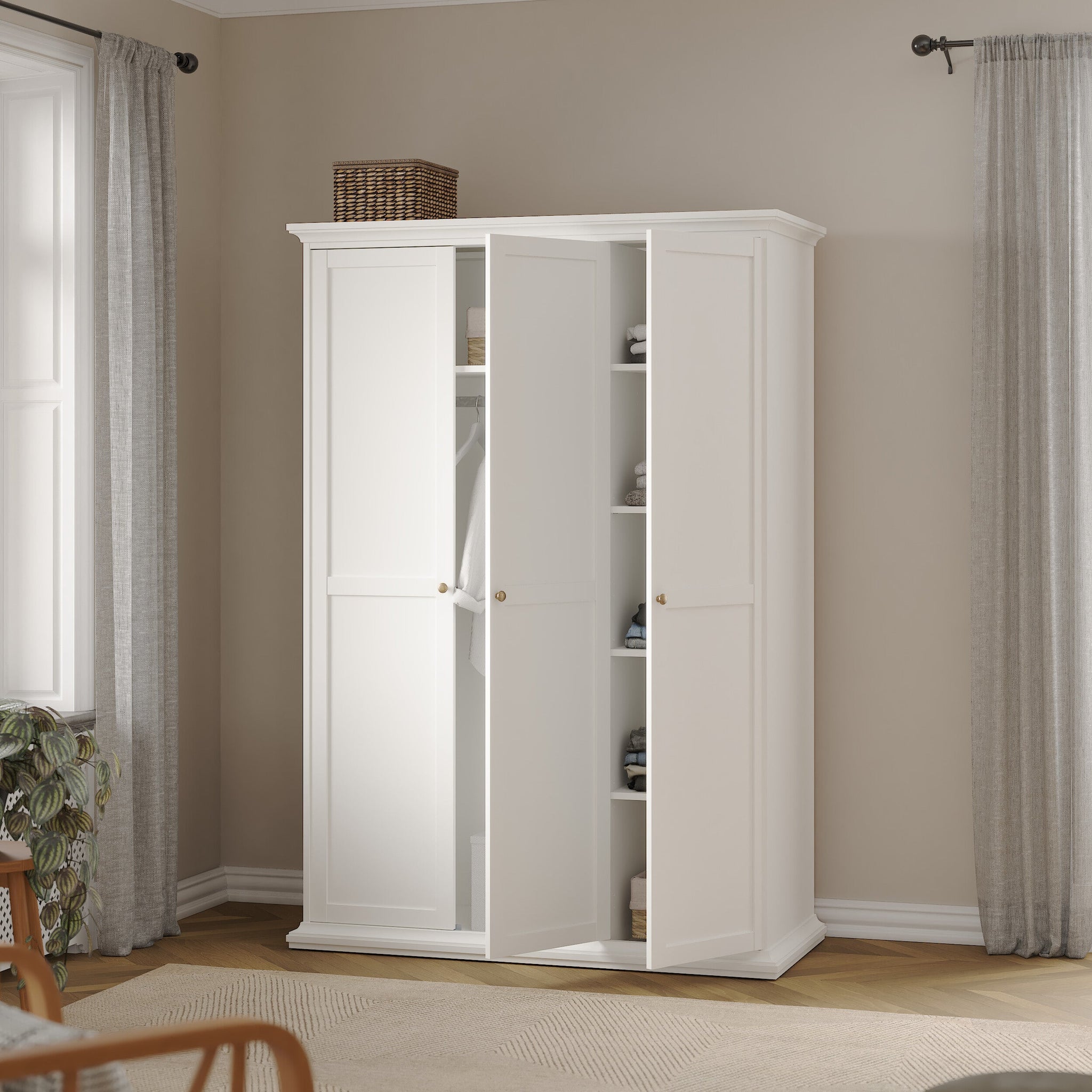 TULONI | ארון 3 דלתות פתיחה בחיפוי מלמין