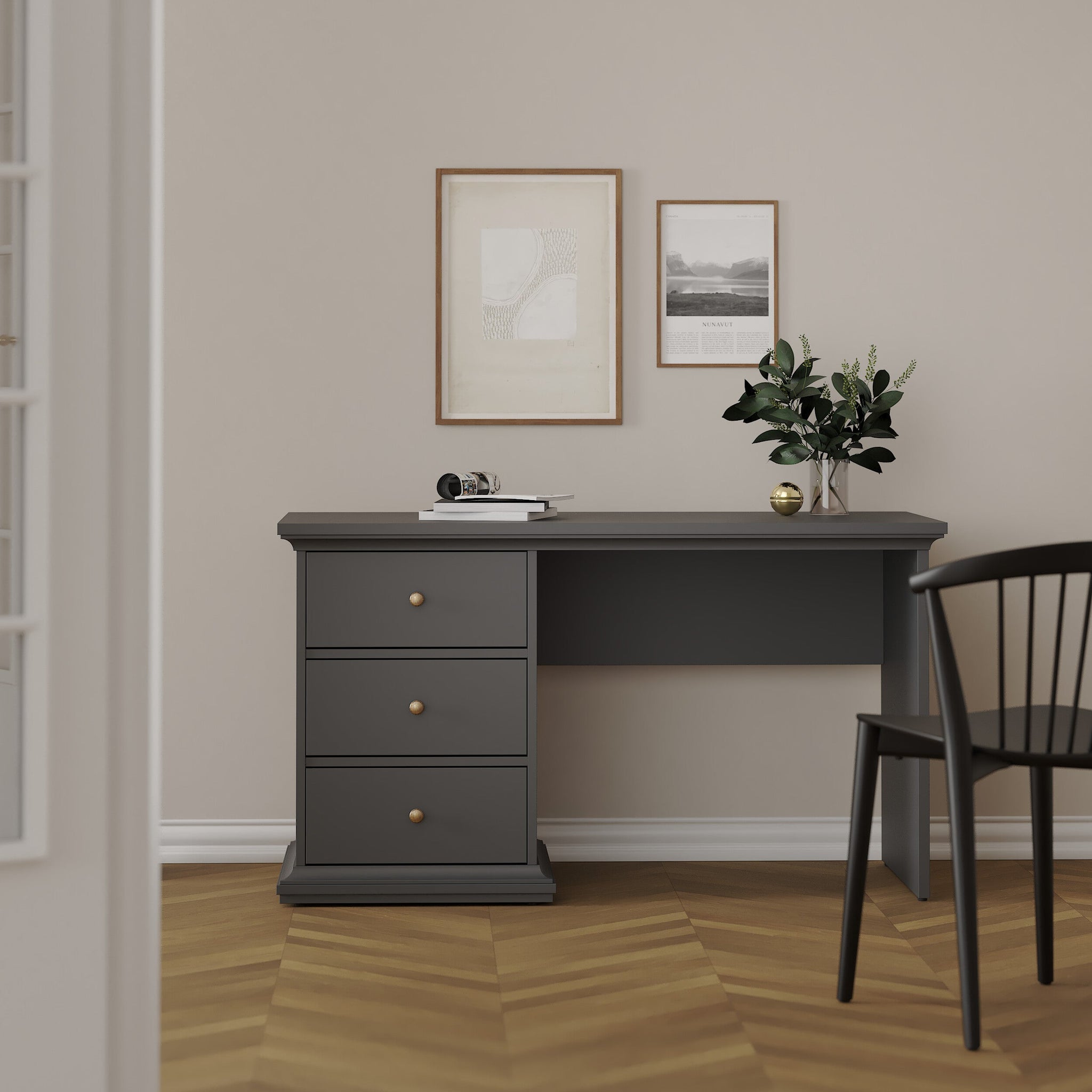 JASPER | שולחן עבודה עם 3 מגירות, 130/61 ס"מ - KUALA