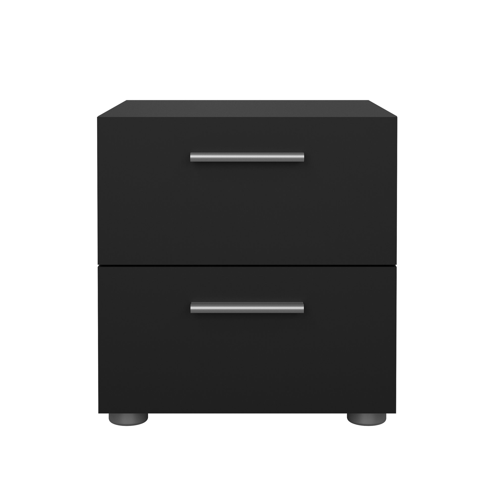 EDDA | שידת לילה ממלמין 40/40 ס"מ, עם מגירות