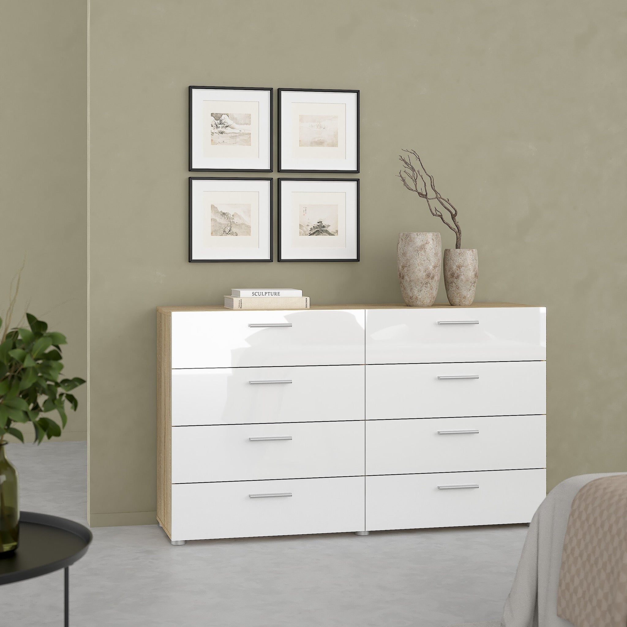 ARIVARG | קומודה ממלמין, עם 8 מגירות