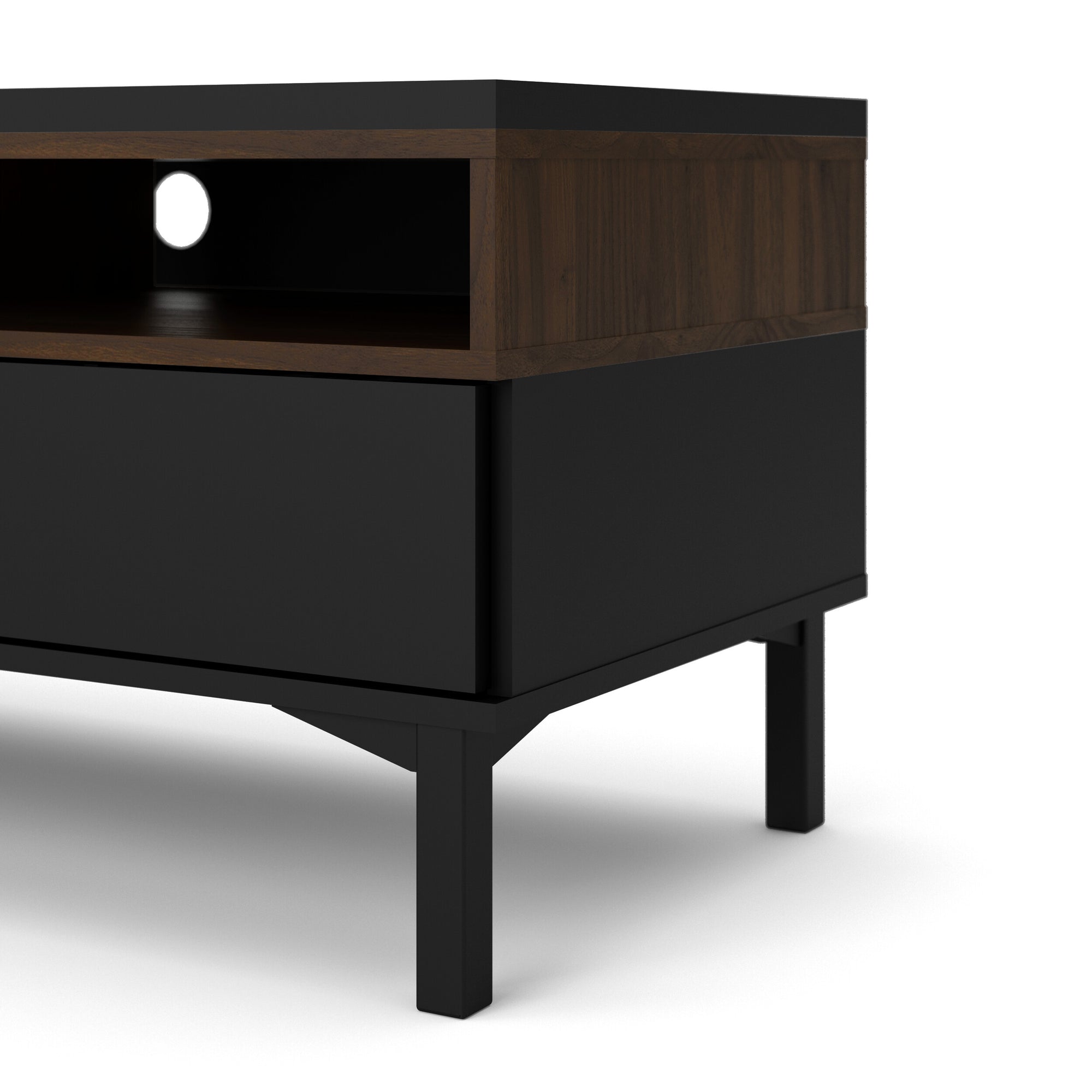 KARISON | מזנון נורדי ממלמין, עם מגירות ומדפים פתוחים וסגורים