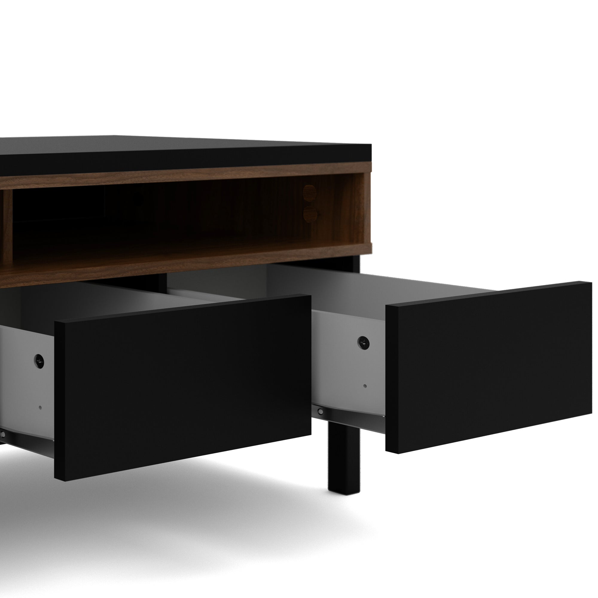 KARISON | מזנון נורדי ממלמין, עם מגירות ומדפים פתוחים וסגורים