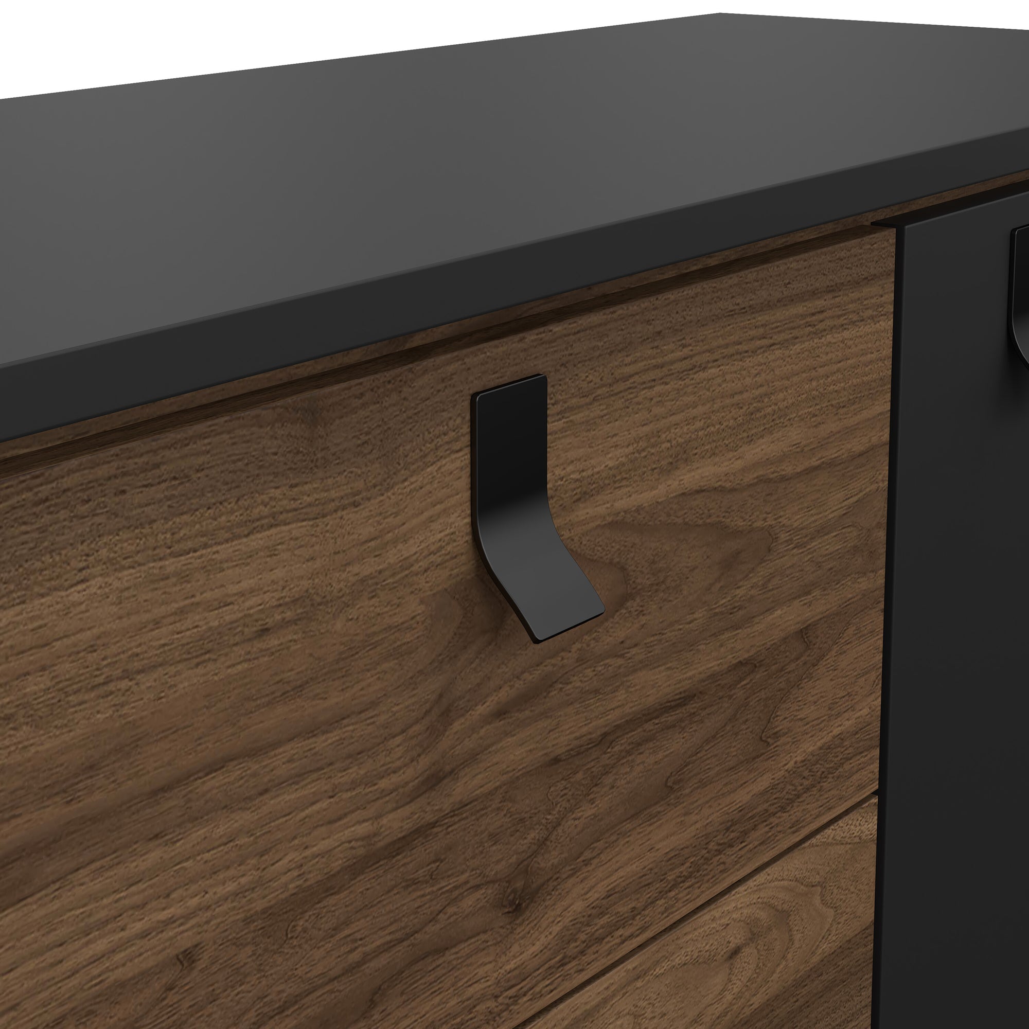 EDDARO | מזנון נורדי עם 2 מגירות ו-2 דלתות אחסון - KUALA