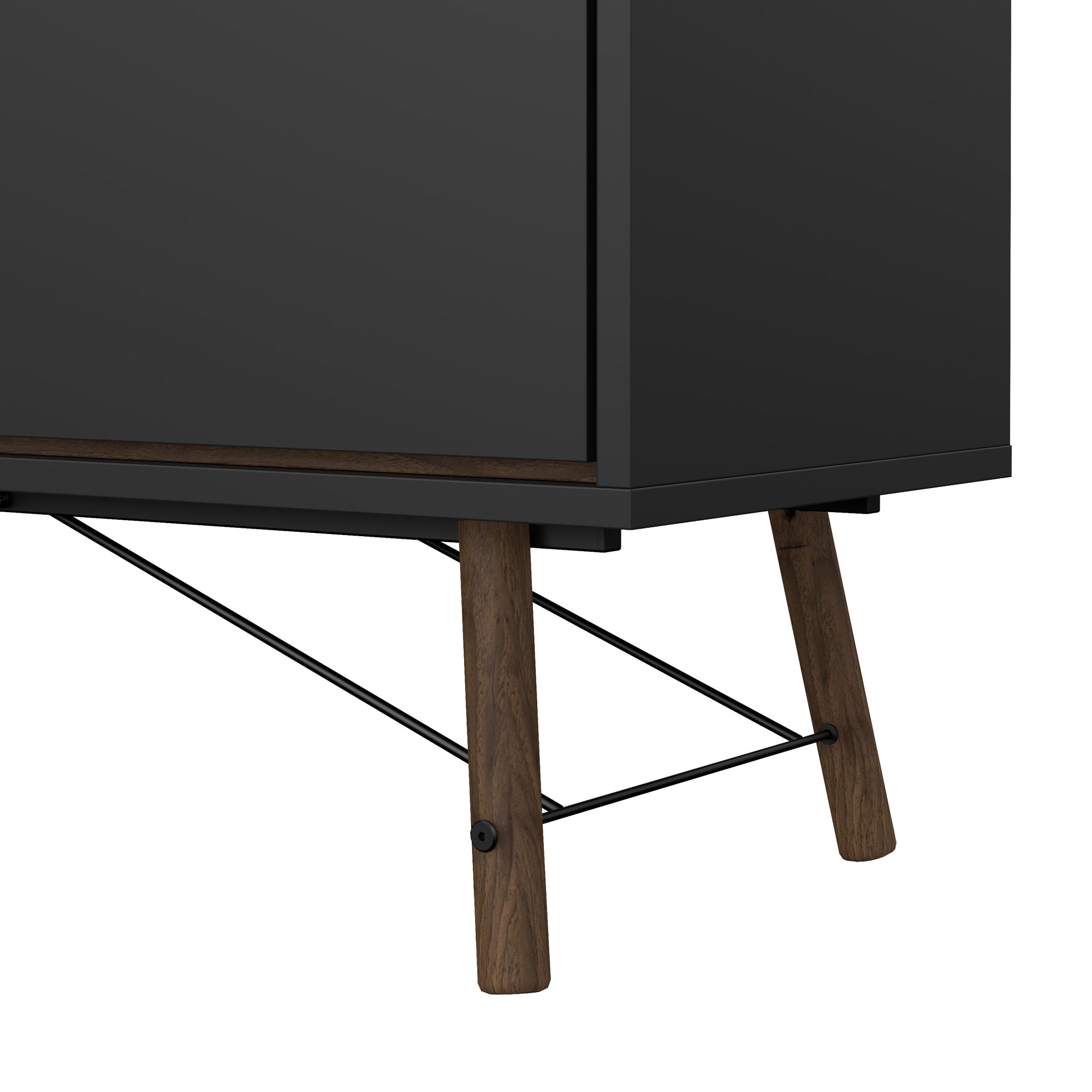 EDDARO | מזנון נורדי עם 2 מגירות ו-2 דלתות אחסון - KUALA