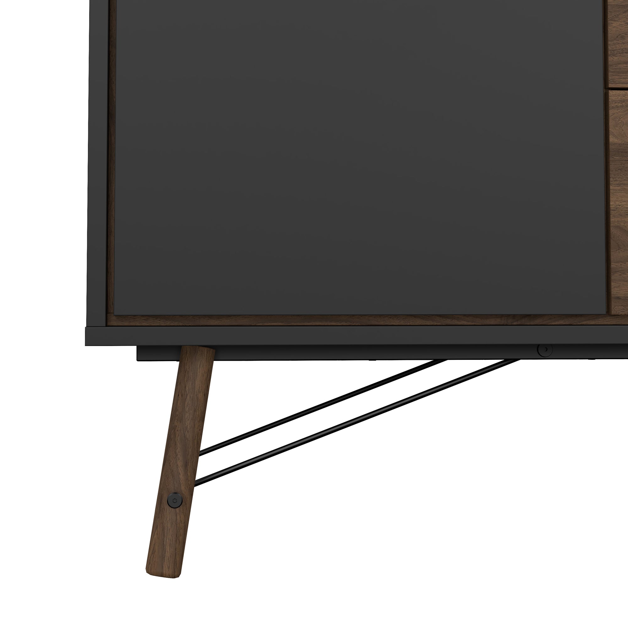 EDDARO | מזנון נורדי עם 2 מגירות ו-2 דלתות אחסון - KUALA