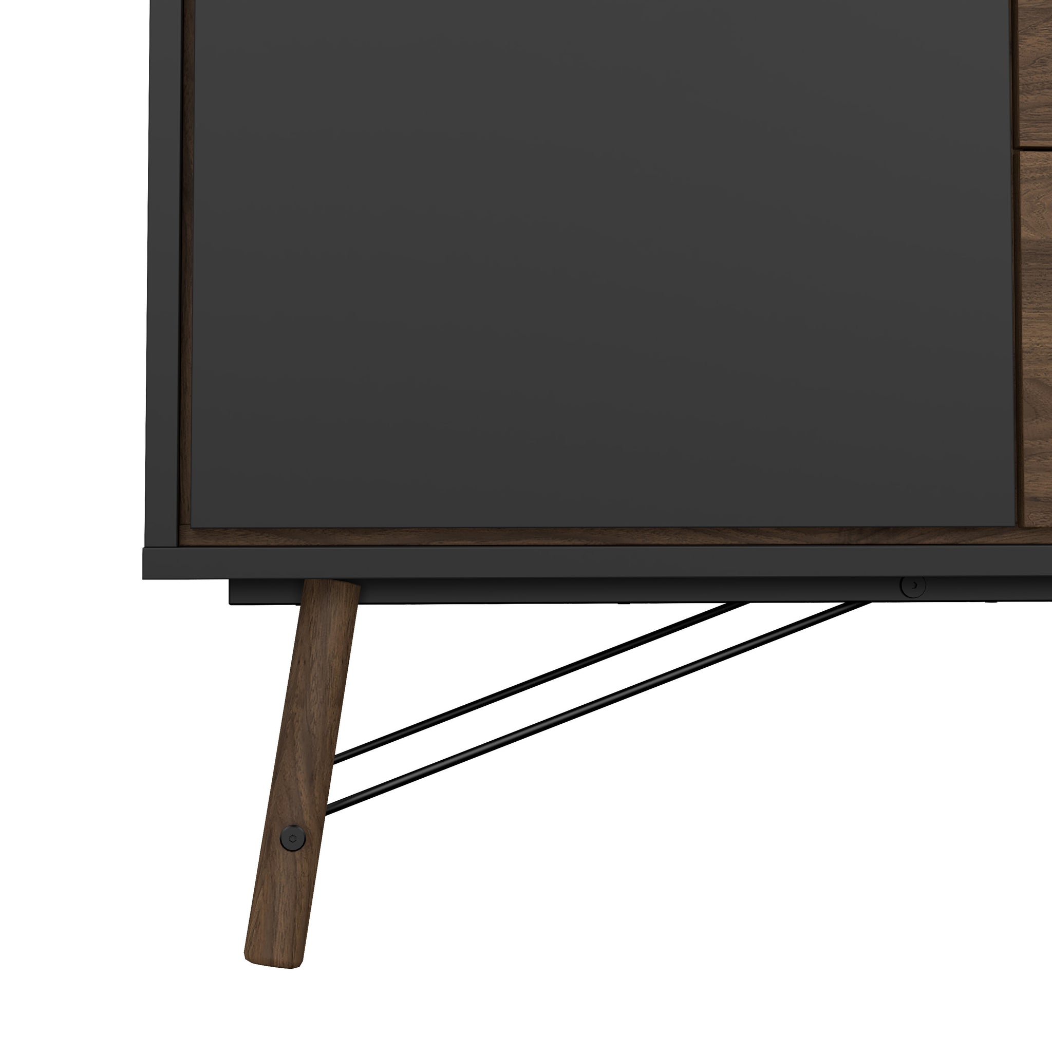 EDDARO | מזנון נורדי עם 2 מגירות ו-2 דלתות אחסון - KUALA