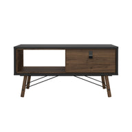 שחור בשילוב עץ אגוז