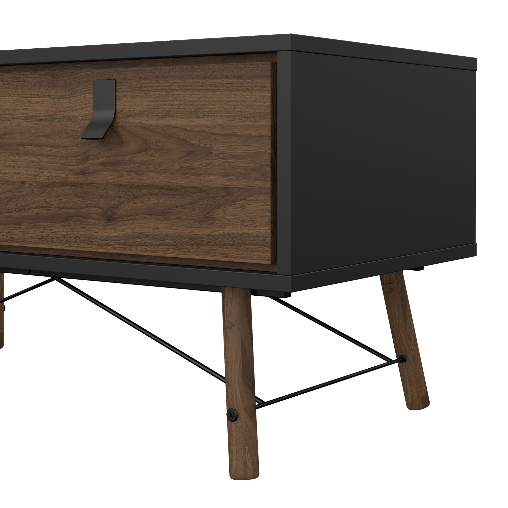 ALFUN | שולחן סלון מלבני ממלמין, 100/50 ס"מ