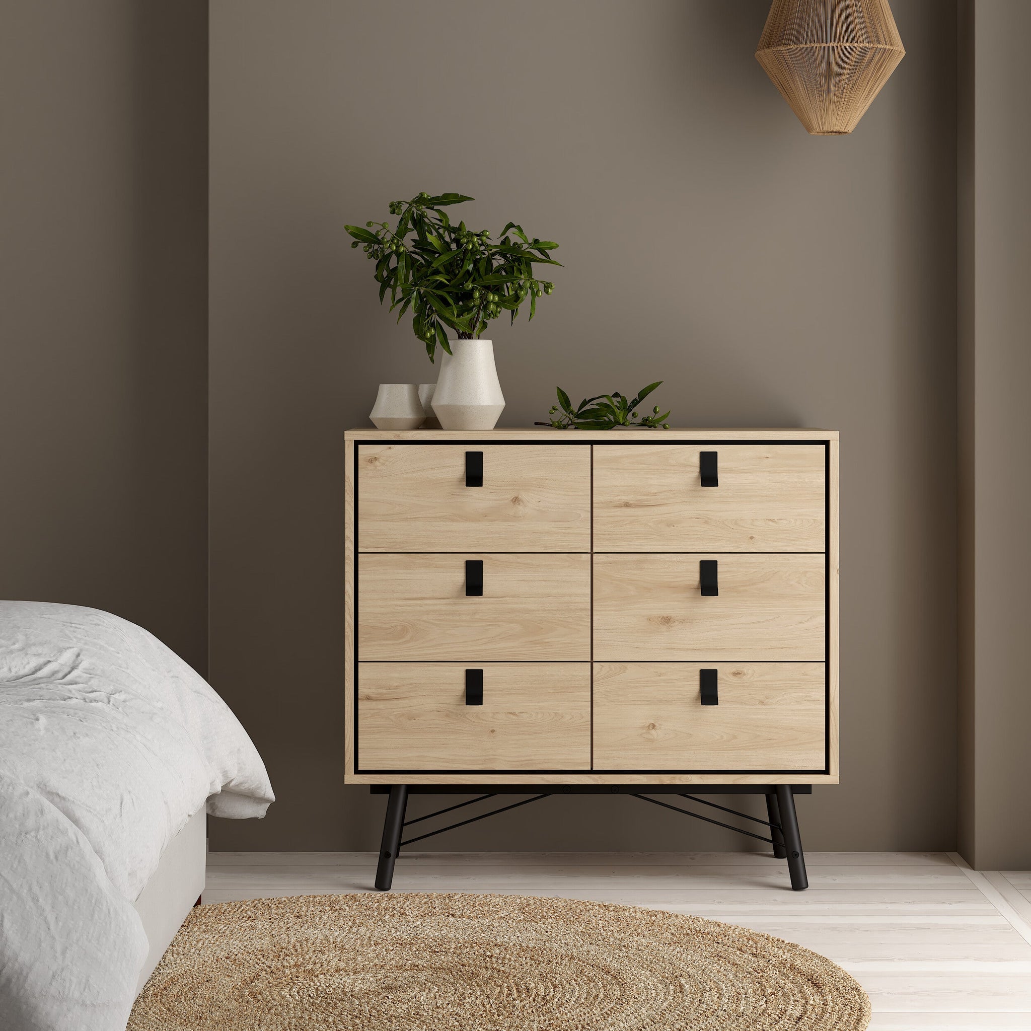 ULFER | קומודה ממלמין, עם 6 מגירות