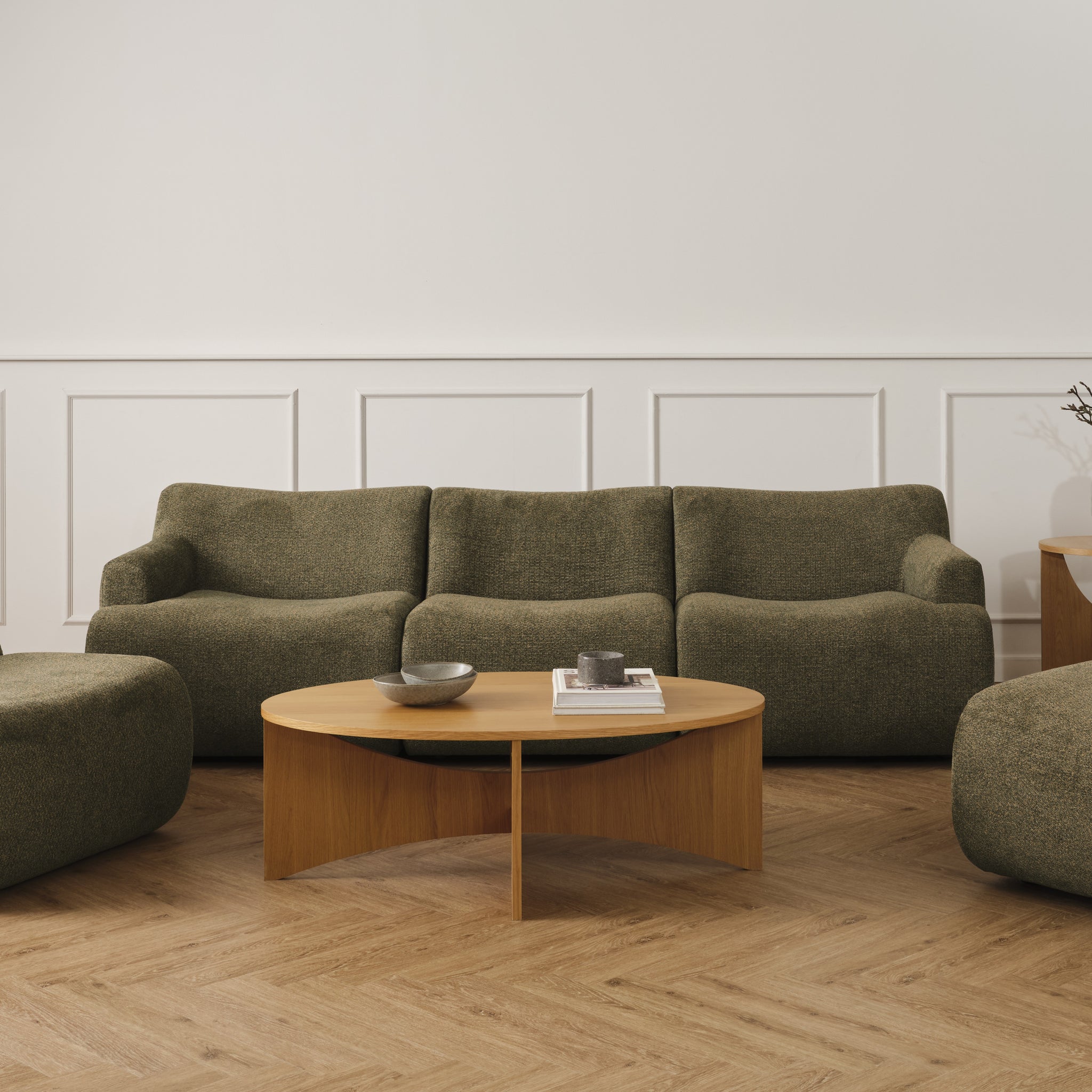 SVENNE | ספה תלת-מושבית בעיצוב סקנדינבי - KUALA