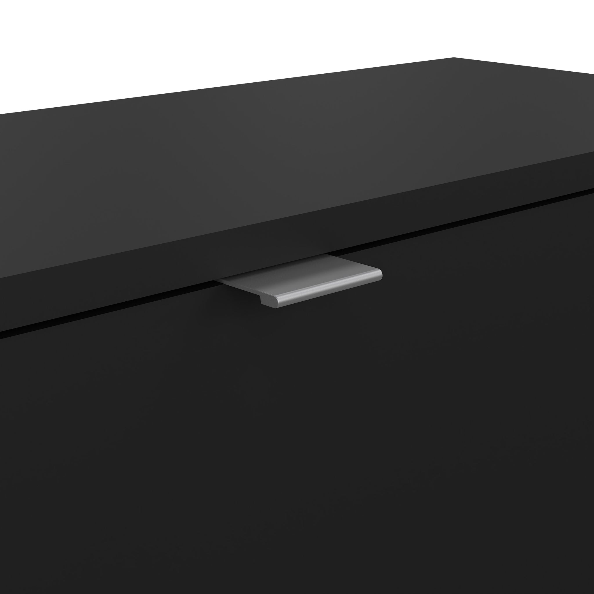 RUNIK | ארון נעליים ממלמין, עם מדפים כפולים