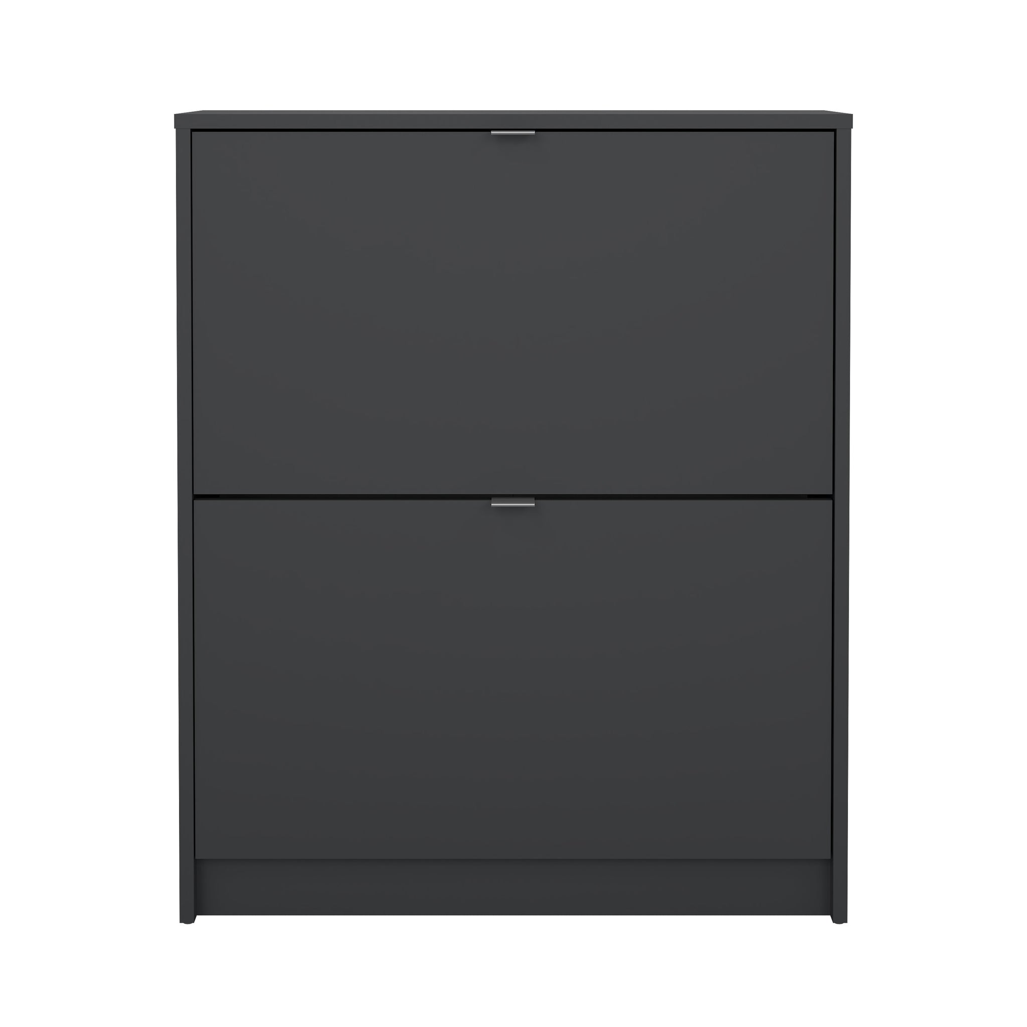 RUNIK | ארון נעליים ממלמין, עם מדפים כפולים