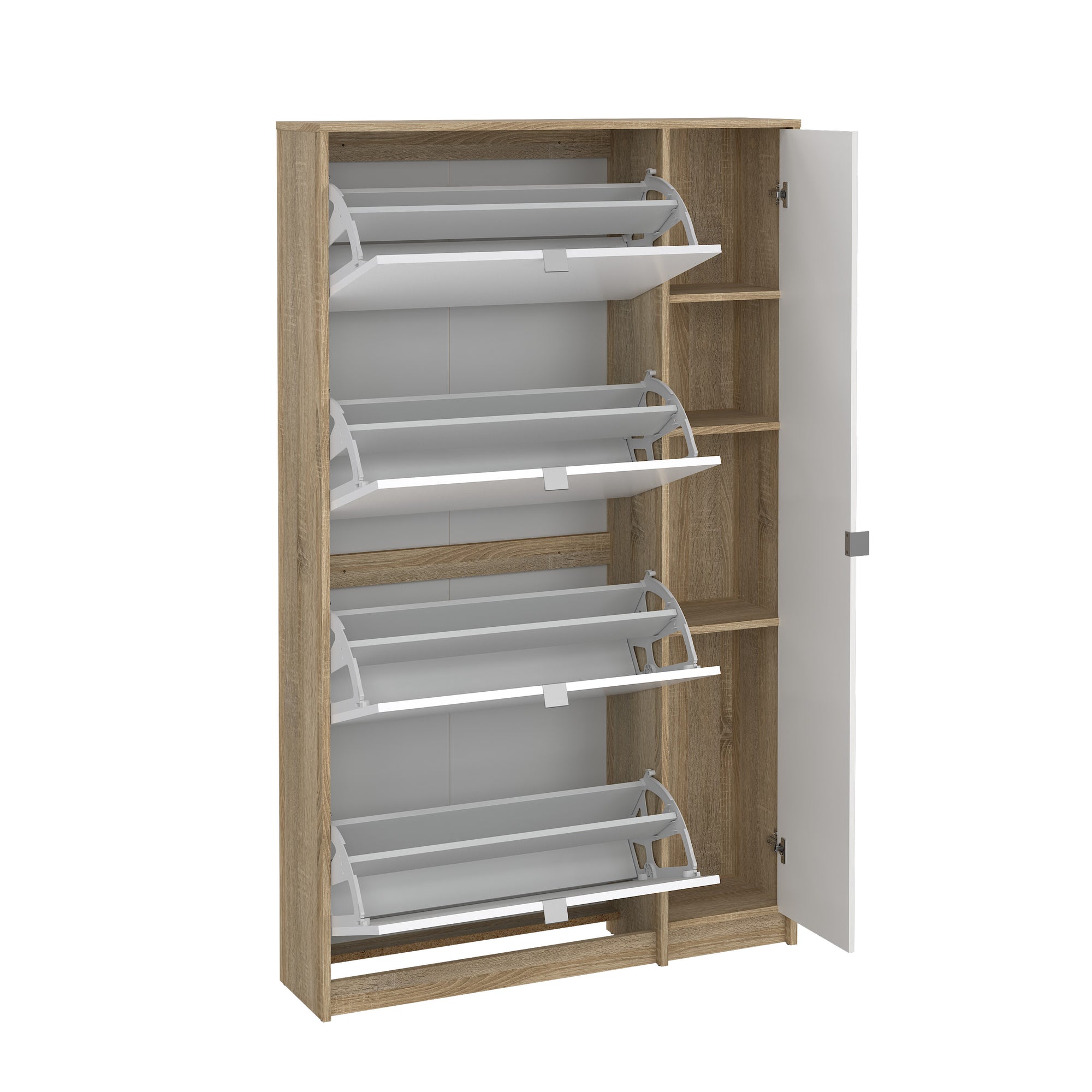 SIGRO | ארון נעליים ממלמין בשילוב מראה - KUALA