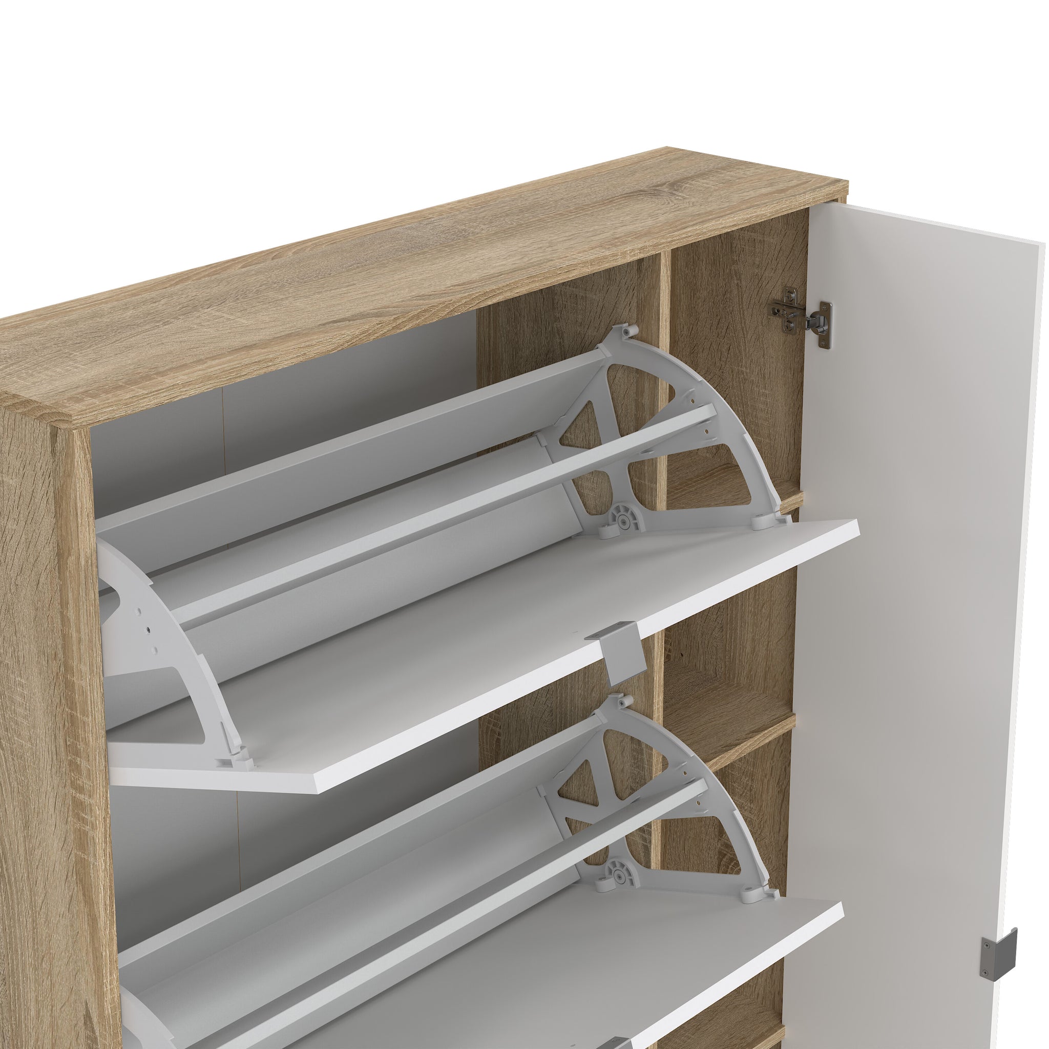 SIGRO | ארון נעליים ממלמין בשילוב מראה - KUALA