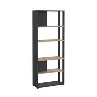 אפור בשילוב עץ טבעי