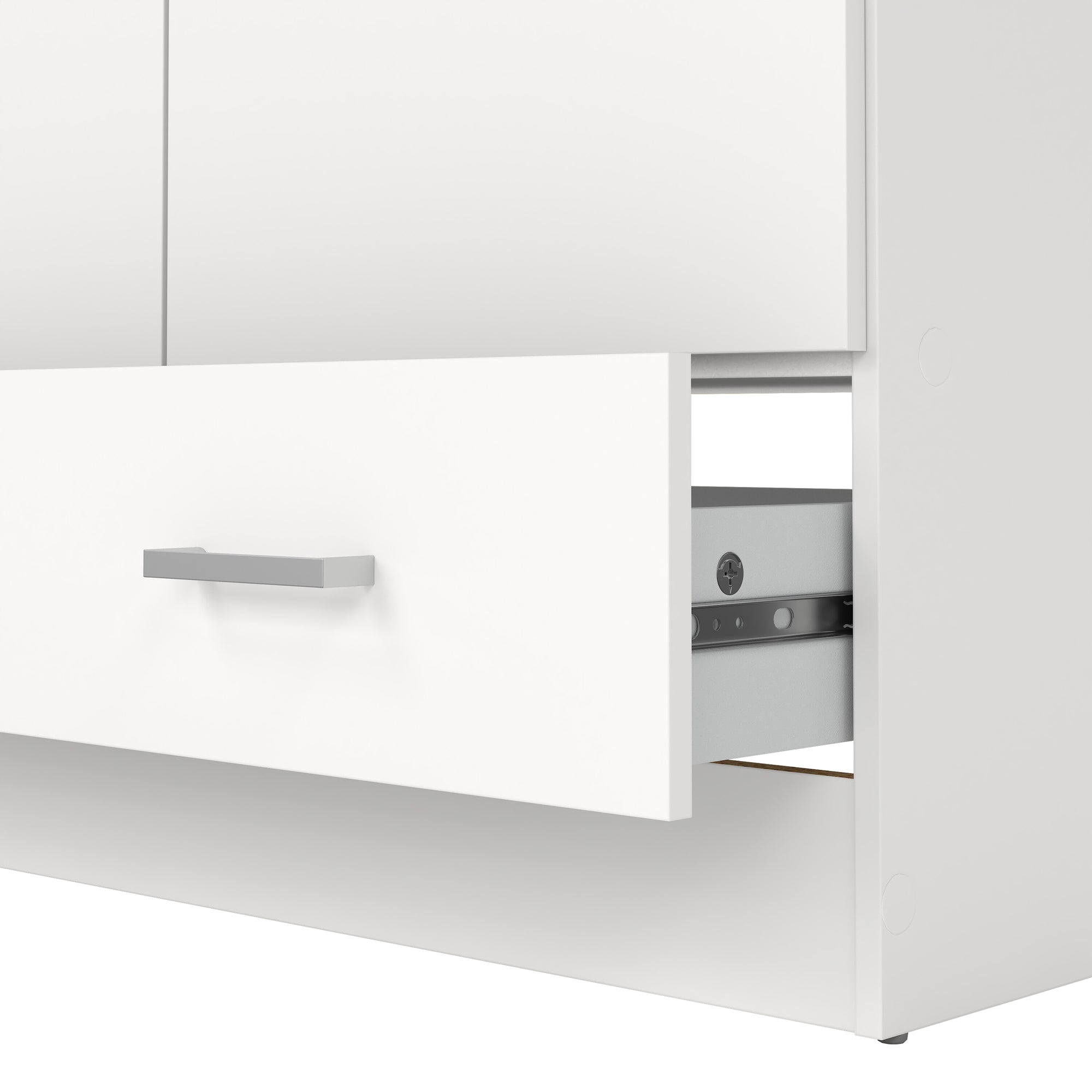 JORV | ארון פתיחה 2 דלתות ומגירה, בחיפוי מלמין