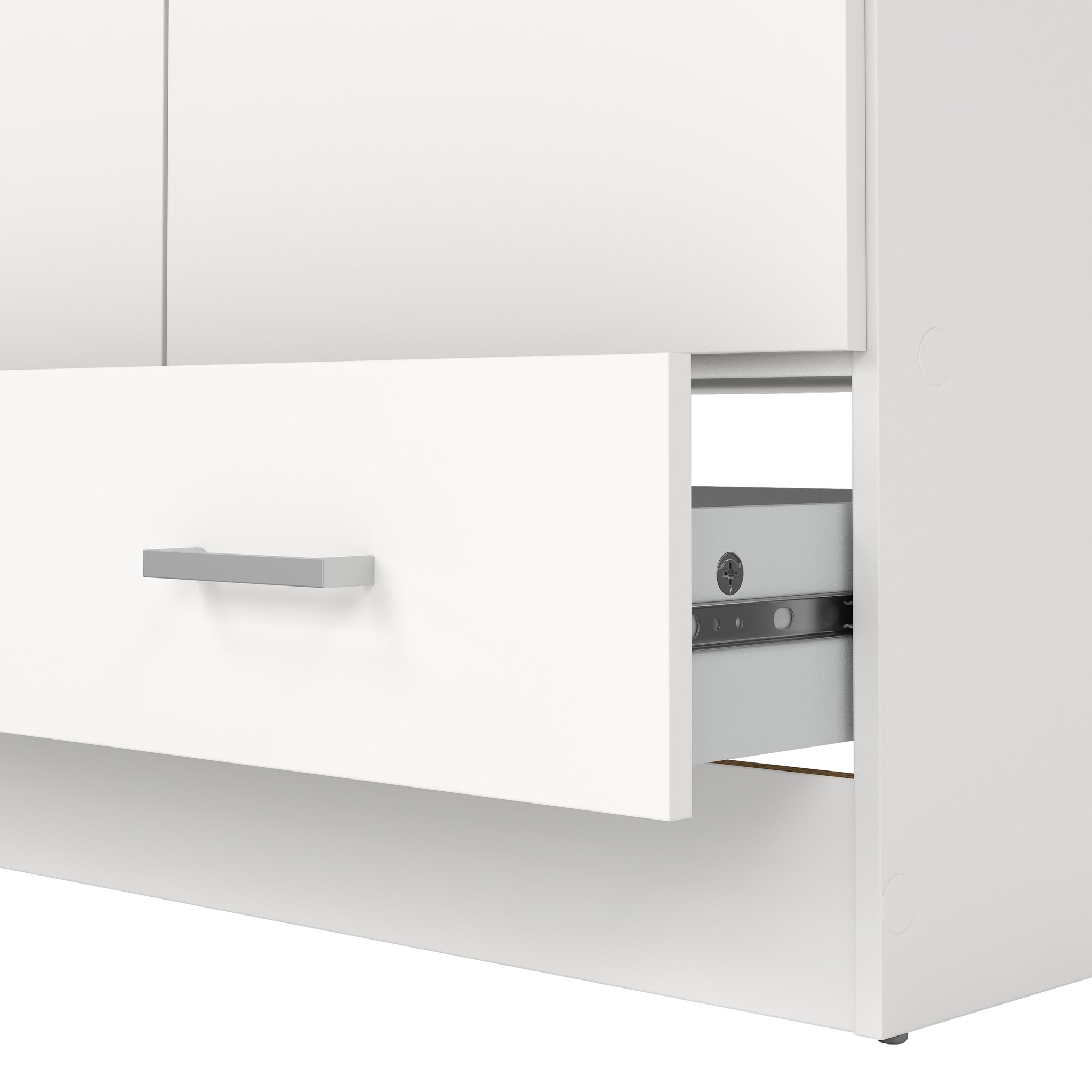 JORV | ארון פתיחה 2 דלתות ומגירה, בחיפוי מלמין