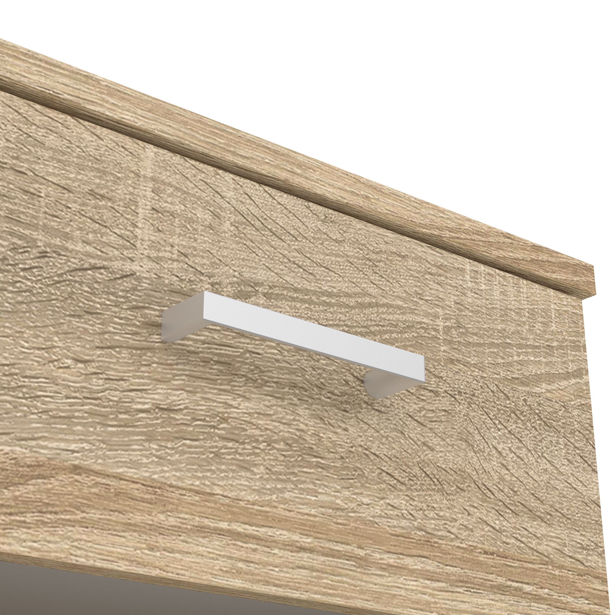 REIN | שידת לילה ממלמין 38/36 ס"מ, עם מגירה ומדף פתוח