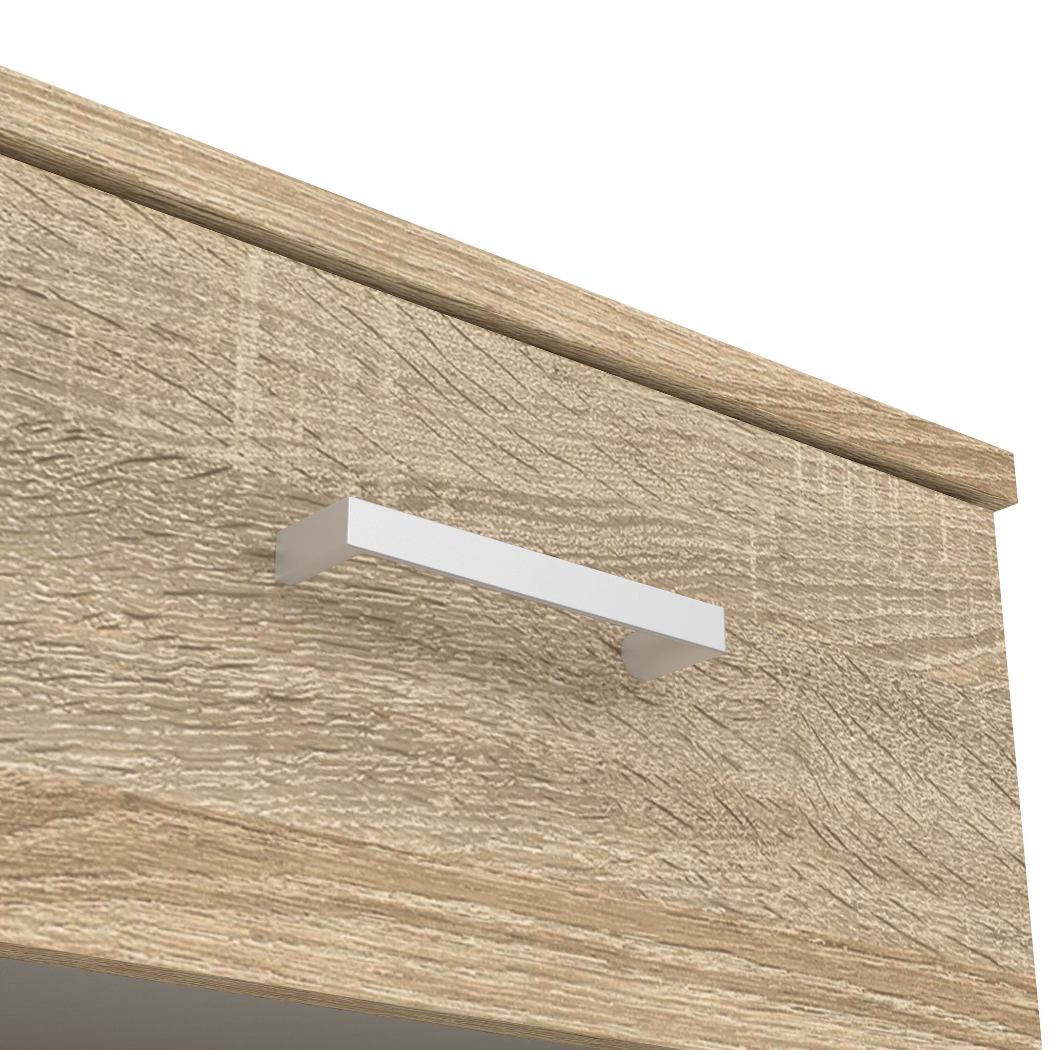 REIN | שידת לילה ממלמין 38/36 ס"מ, עם מגירה ומדף פתוח