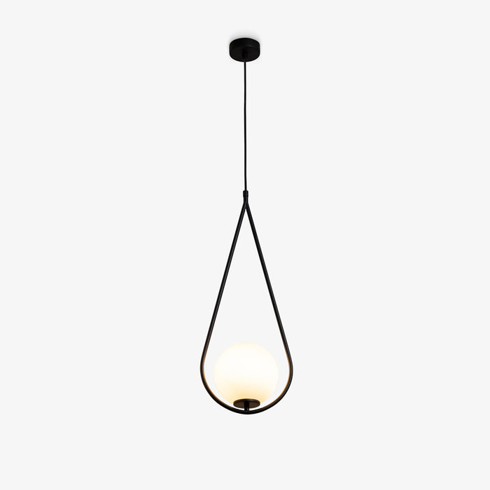 VITORIA | מנורת תליה מעוצבת בצורת טיפה ובגוון שחור