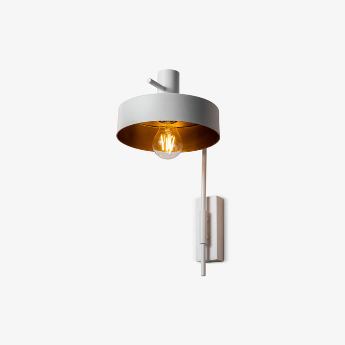 CDIZ | מנורת קיר מעוצבת בגוון לבן וזהב