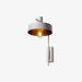 תמונה מזווית מספר 2 של המוצר CDIZ | מנורת קיר מעוצבת בגוון לבן וזהב