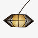 תמונה מזווית מספר 2 של המוצר Donostia | מנורת עמידה מעוצבת, בגוון שחור
