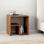 CYTEK | שידת לילה מעץ 50/40 ס"מ, עם מדפים פתוחים