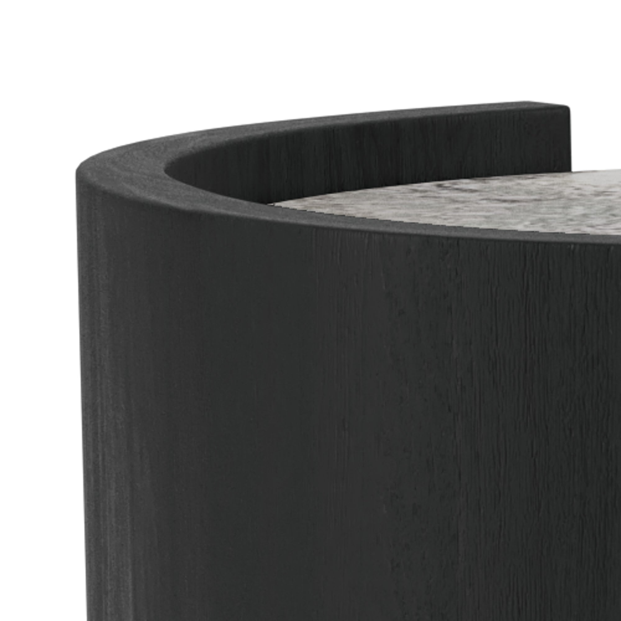 MINTO | שולחן סלון אובלי משיש ועץ מנגו, 125/60 ס"מ - KUALA