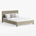 תמונה מזווית מספר 6 של המוצר Cielo | מיטה מעוצבת בבד אריג אפור בהיר