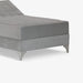 תמונה מזווית מספר 3 של המוצר MOODY | מיטה וחצי אפורה, מתכווננת חשמלית, עם רגלי מתכת בגוון ניקל