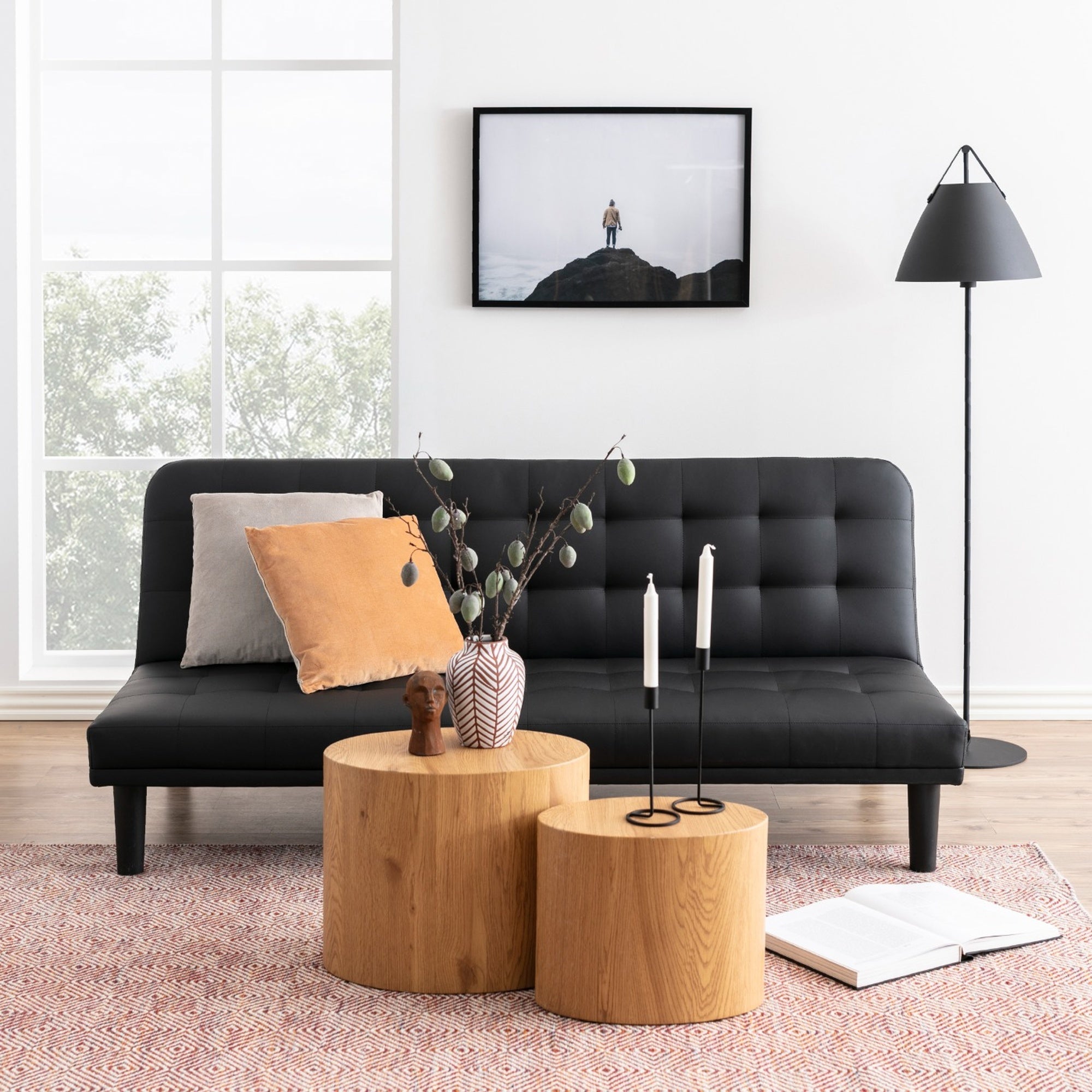 KUYA | סט שולחנות סלון אובליים ממלמין - החזרת מוצר - KUALA