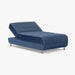 תמונה מזווית מספר 1 של המוצר REY | מיטה וחצי מתכווננת חשמלית בגוון כחול, עם תיפורי קדר