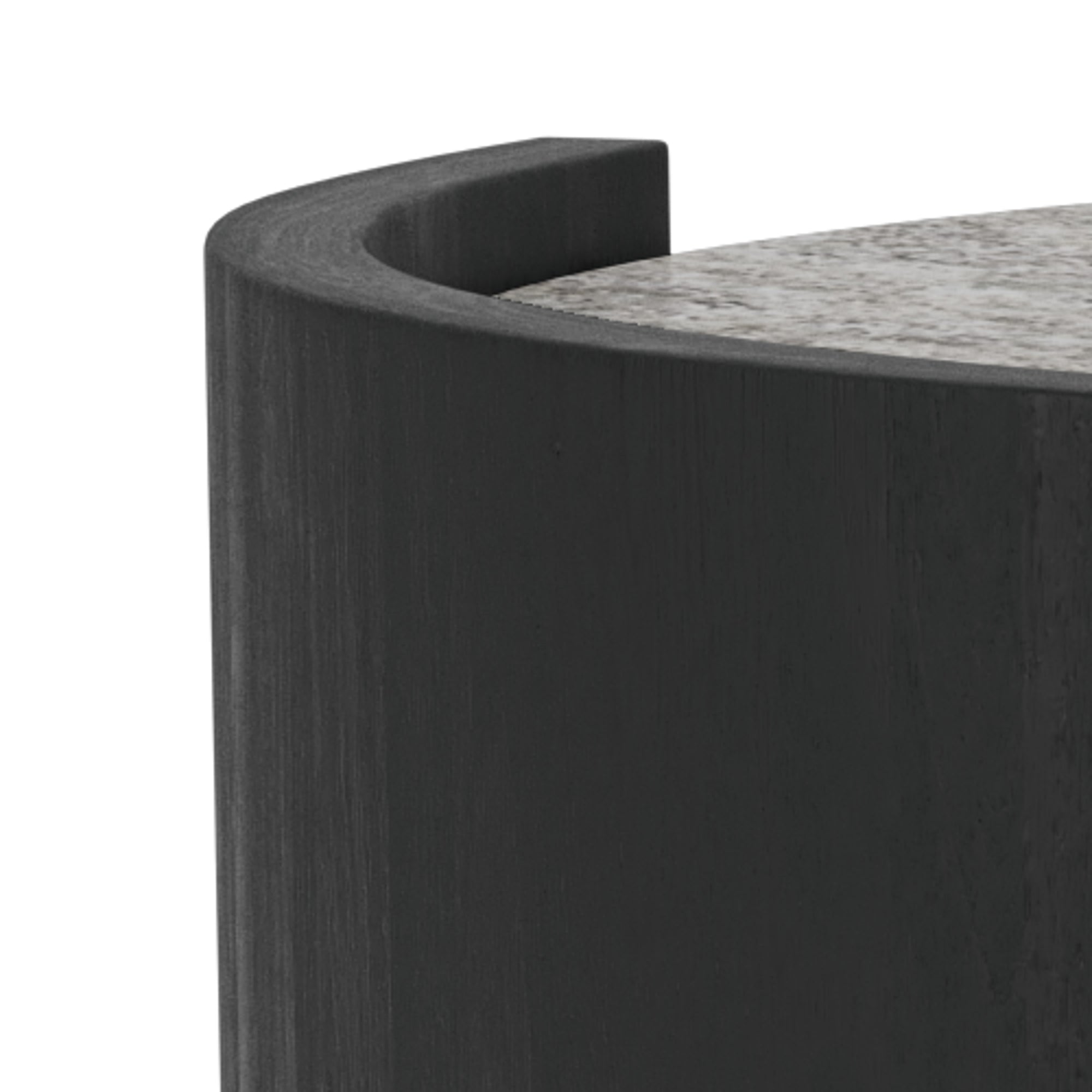 REXO | שולחן סלון עגול משיש ועץ מנגו, קוטר 95 ס"מ - KUALA