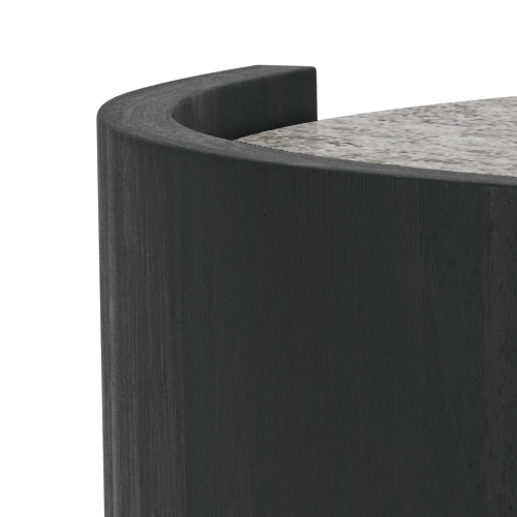 REXO | שולחן סלון עגול משיש ועץ מנגו, קוטר 95 ס"מ - KUALA