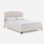 ALFOG | מיטה מודרנית מרופדת בבד קטיפה - KUALA