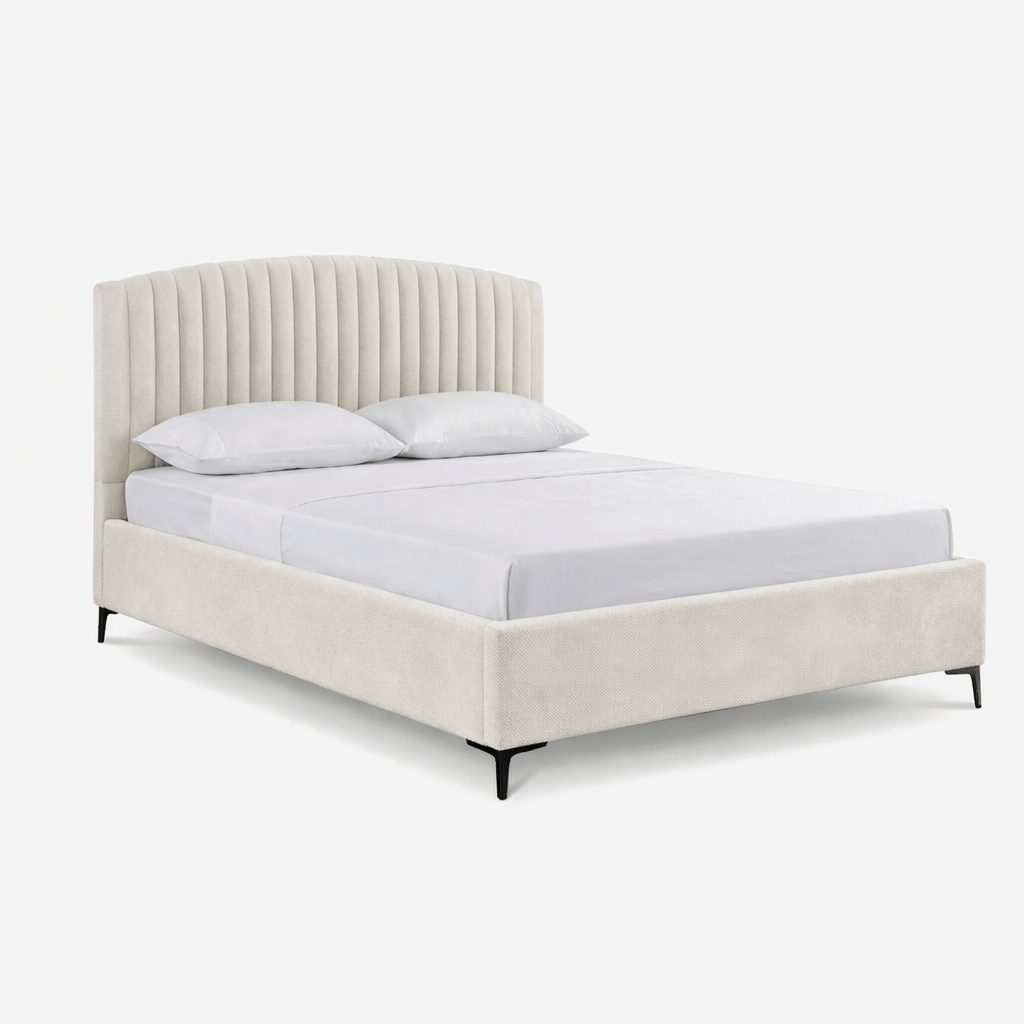 ALFOG | מיטה מודרנית מרופדת בבד קטיפה - KUALA