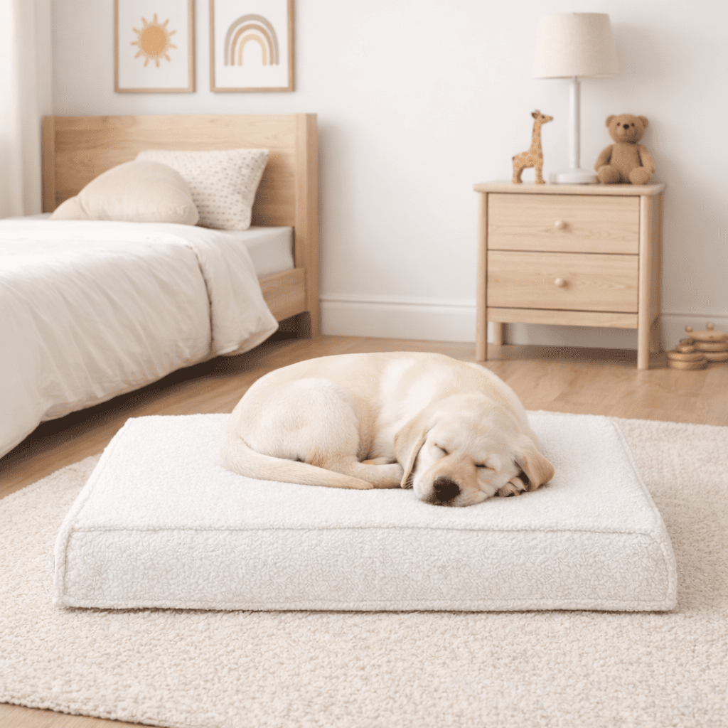 ASASET | מזרן רביצה לכלב מרופד בבד בוקלה - KUALA