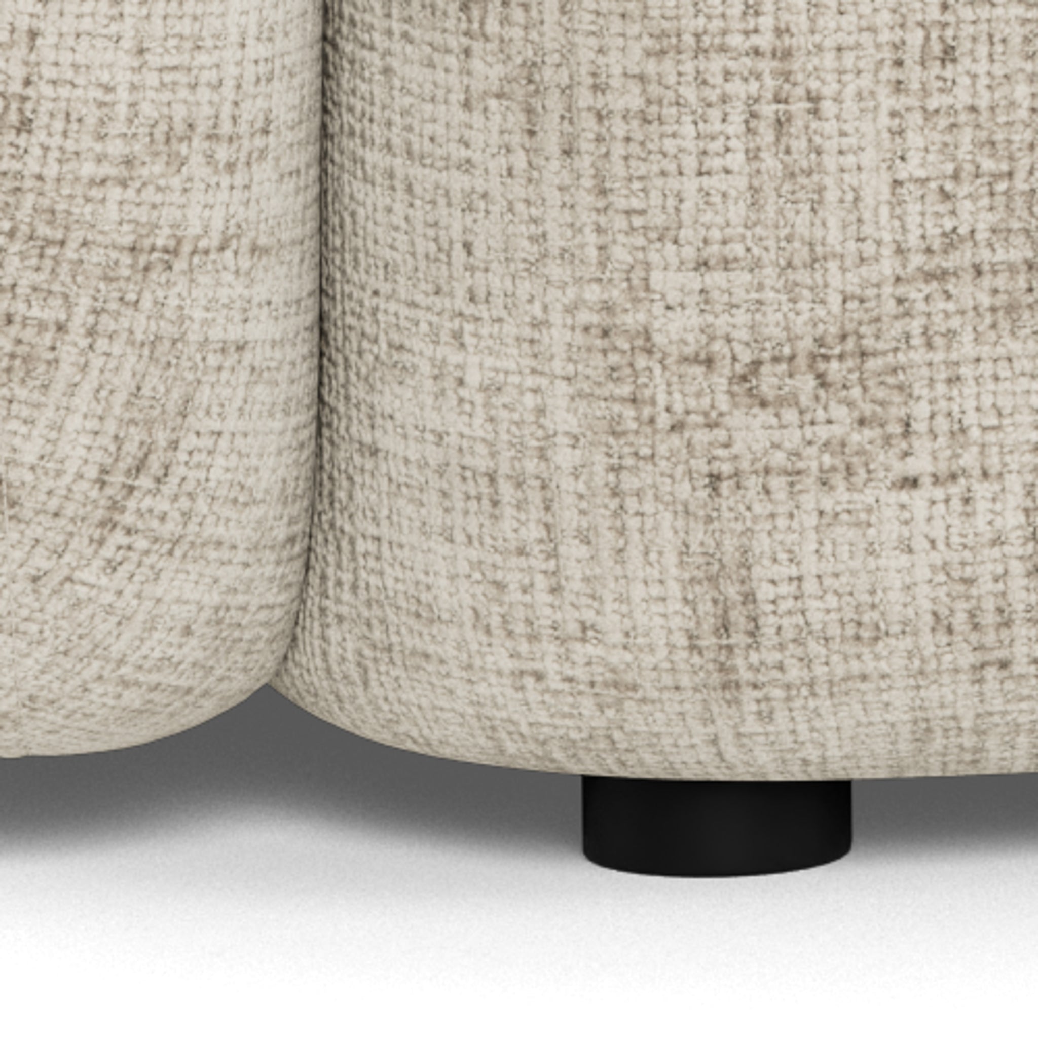 AXISO | ספה דו מושבית מרופדת בבד אריג