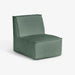 תמונה מזווית מספר 11 של המוצר DAVIAN | כורסא בעיצוב נורדי מרופדת בבד בוקלה