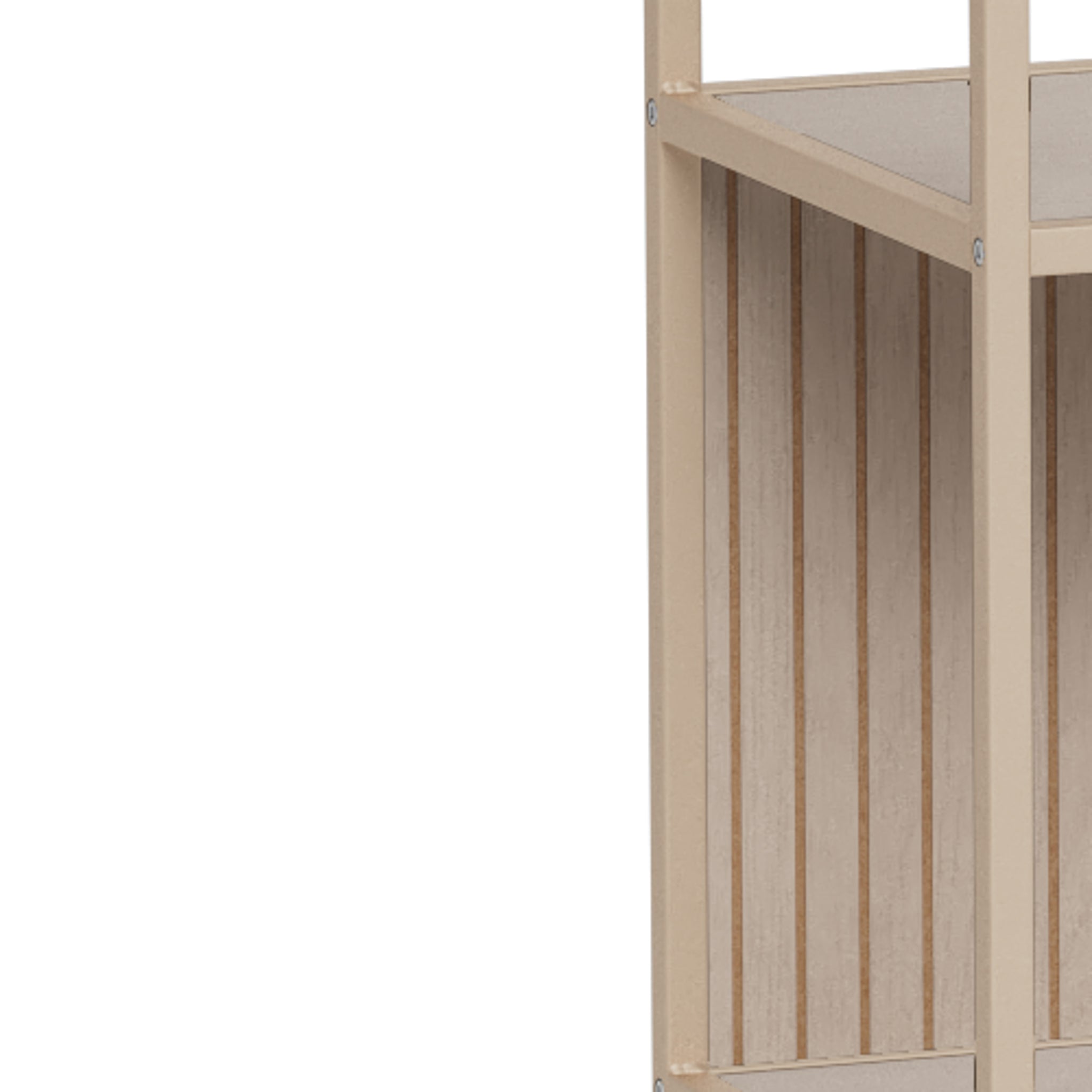 YROX | ספריה ממתכת, עם מדפים פתוחים - KUALA