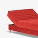 תמונה מזווית מספר 2 של המוצר REVA | מיטה וחצי מתכווננת חשמלית בגוון אדום