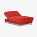 תמונה מזווית מספר 1 של המוצר REVA | מיטה וחצי מתכווננת חשמלית בגוון אדום