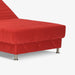 תמונה מזווית מספר 3 של המוצר REVA | מיטה וחצי מתכווננת חשמלית בגוון אדום